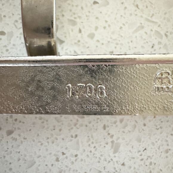 AR Paris Mod Depos Vintage Chain Belt Red Leather Thick Chunky - Picture 8 of 8